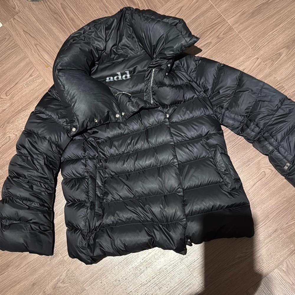 Add made in Italy Women's Black Puffer Jacket
